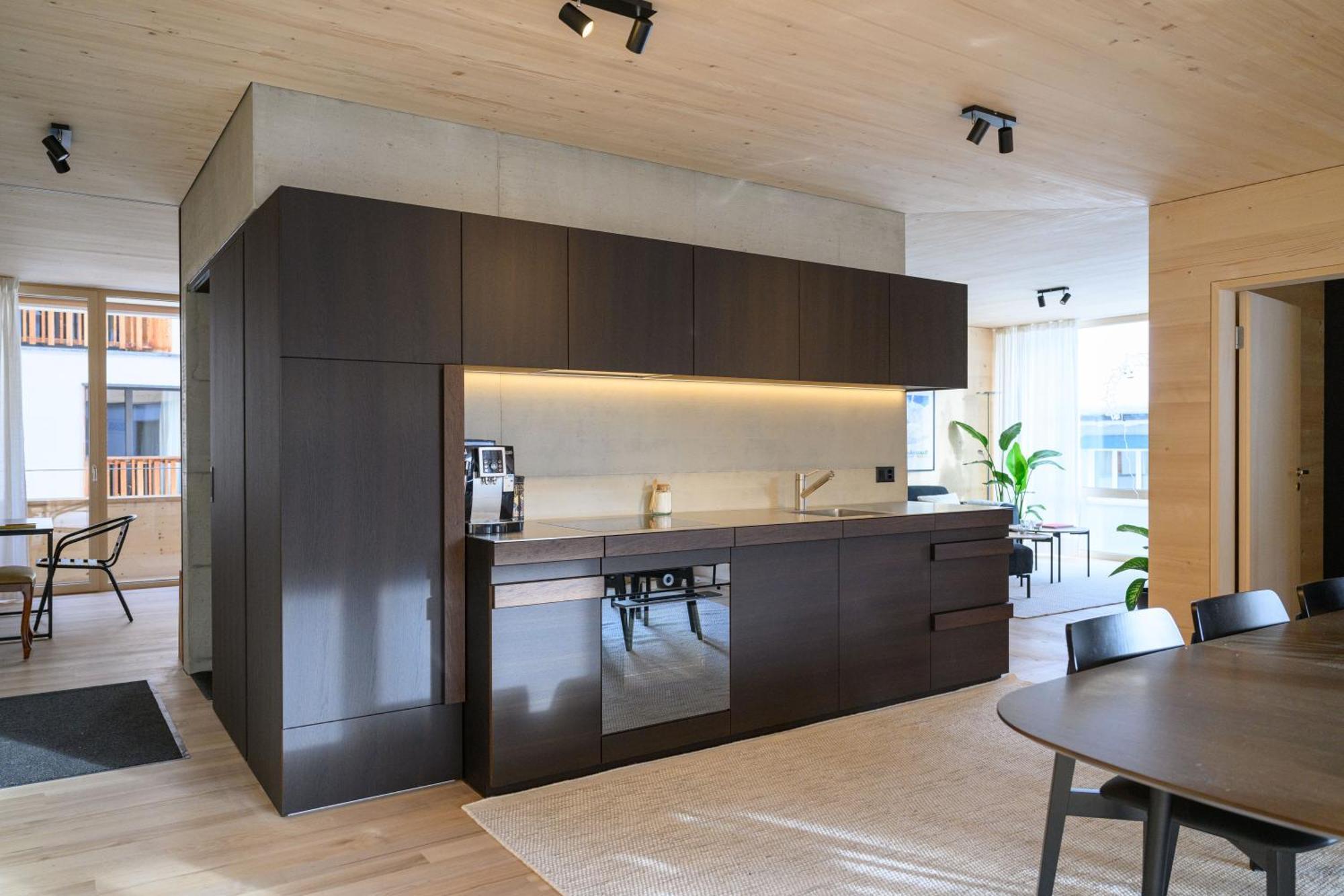 Mondholz Ferienwohnung Andermatt Buitenkant foto